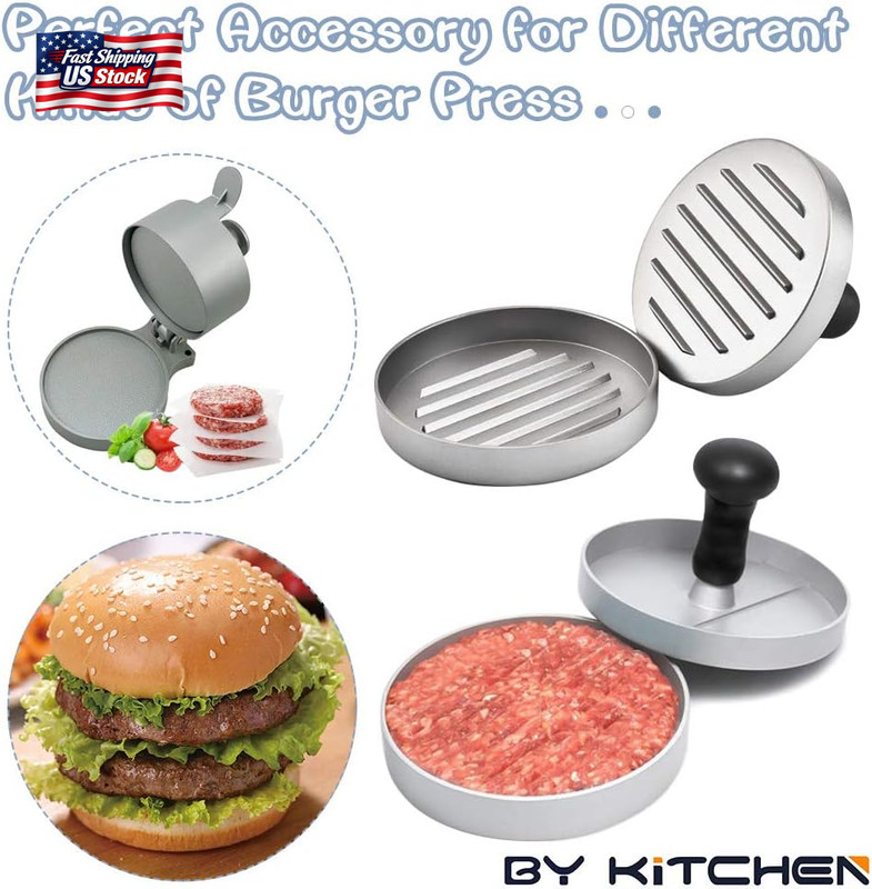 Burger Patty Paper, 5.5 X 5.5In, Set of 300, Patty Paper Squares, Baking Parchme gallery