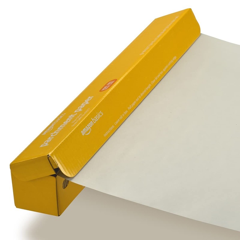 Amazon Basics Non-Stick Parchment Paper for Baking, Cooking, Pack of 1, kraft gallery