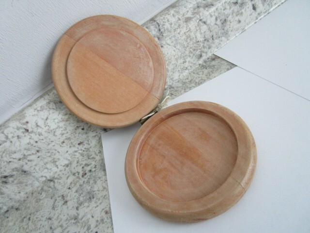 Vintage Wooden Hamburger Roaster Press 1960's Distressed Retro Kitchen Kitsch gallery