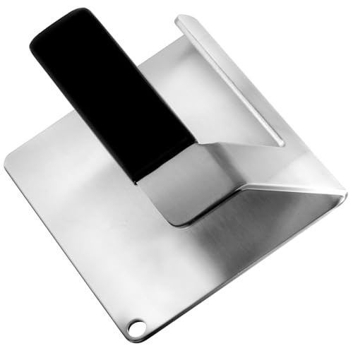 Kitchen Tools 6"x5.5" Stainless Steel Hamburger Smash Press & Bacon Press gallery