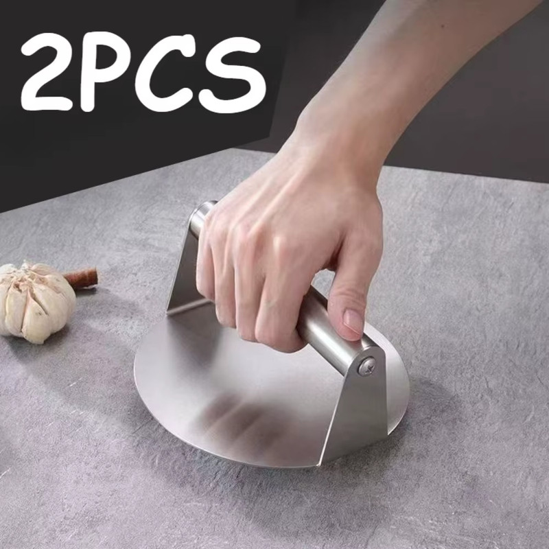 Stainless Steel Smash Burger Press | Heavy Duty Patty Maker & Smasher Mold for B gallery