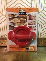 New! Mr. Bar-B-Q Stuffed Burger Press. Perfectly Stuffed Burgers Every Time!