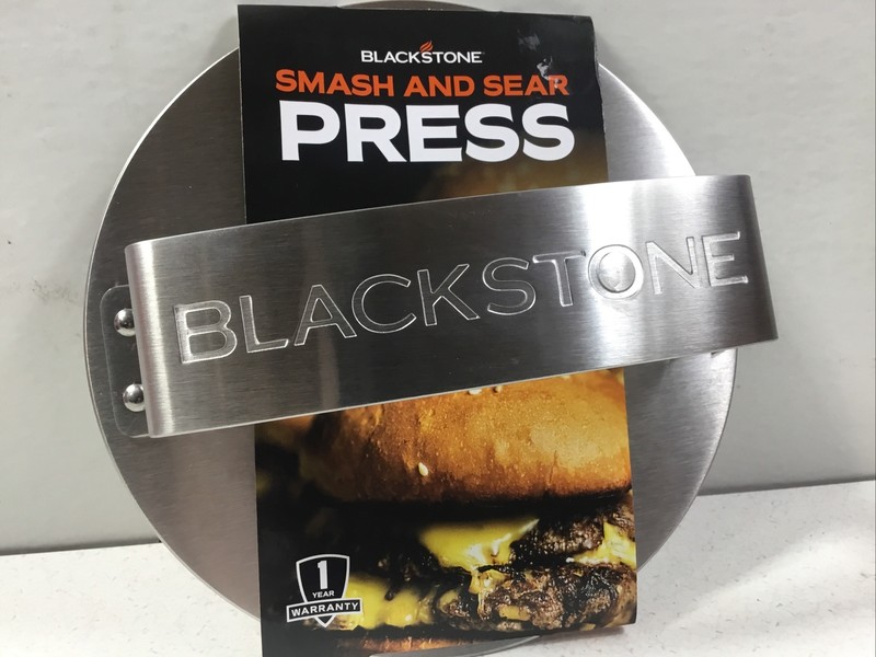 Blackstone 5349 Smash and Sear Press Burger Tool Stainless Steel Grill Gift gallery