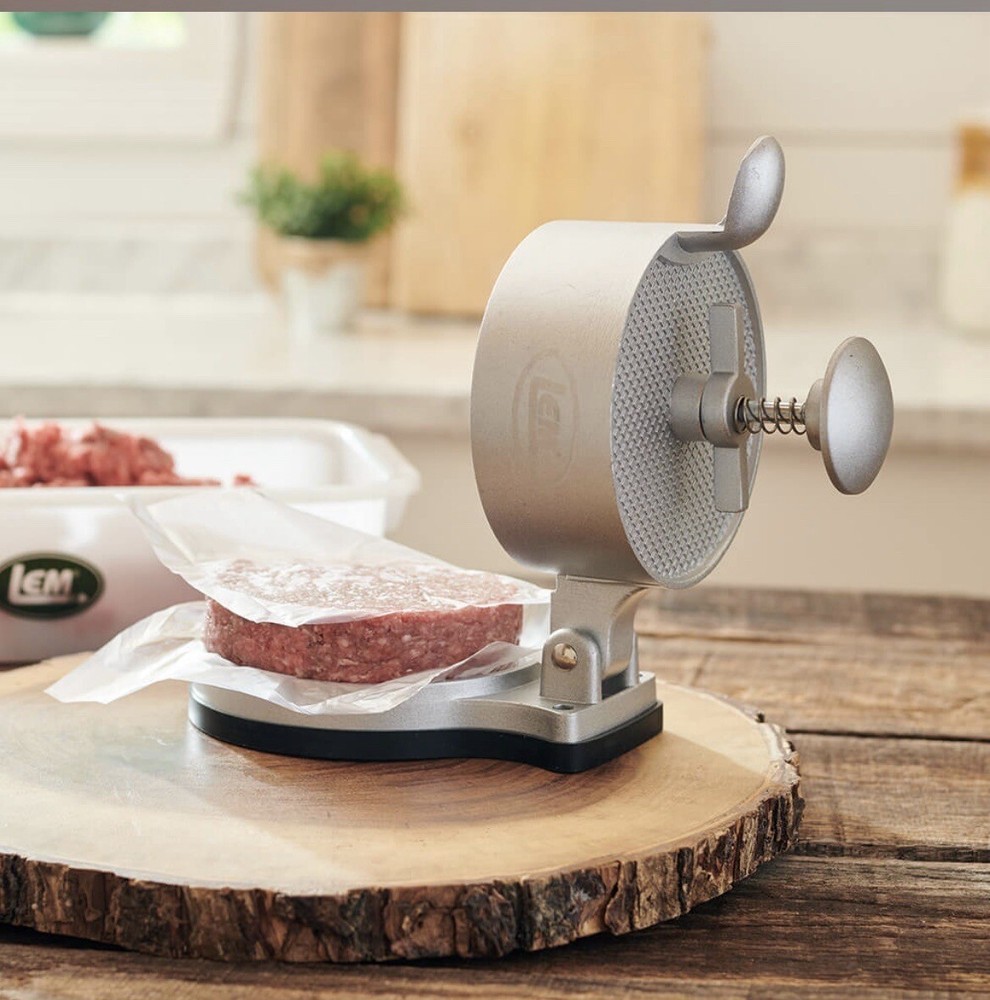LEM Spring Loaded Burger Press