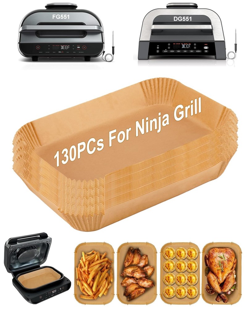 130PCS Air Fryer Liners Disposable for 130PCs FG551 Liners, Parchment Paper