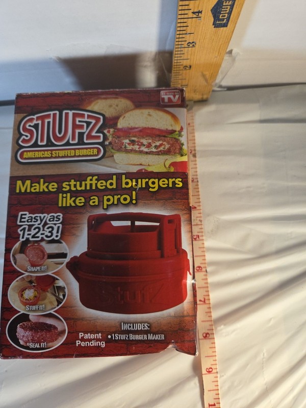 Stuffed Burger Press STUFZ Americas Hamburger Patty Molds Maker Sliders BBQ US gallery