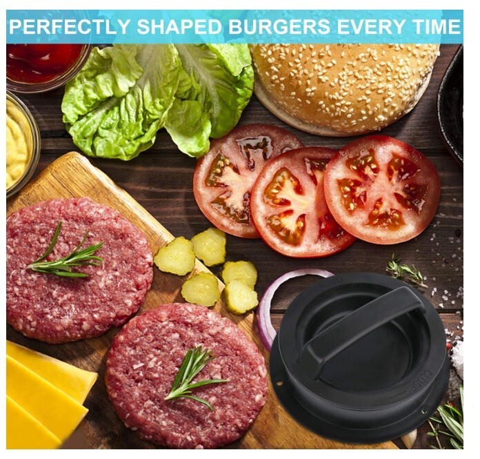 Burger Press Stuffed Patty Maker Non Stick Molds Kit Hamburger Bbq Rings Sliders gallery