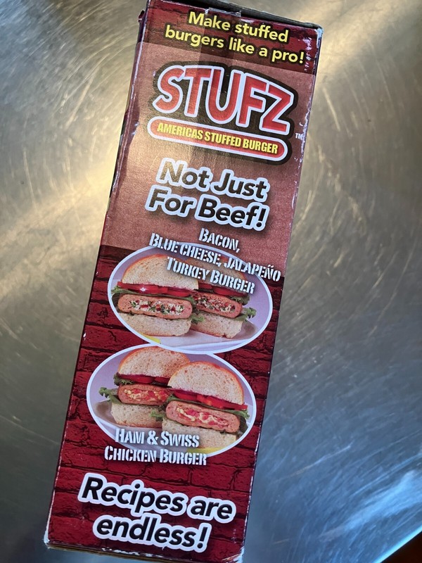 New Stufz Stuffed Burger Press - Perfect Hamburger Patty Maker - As Seen On TV gallery
