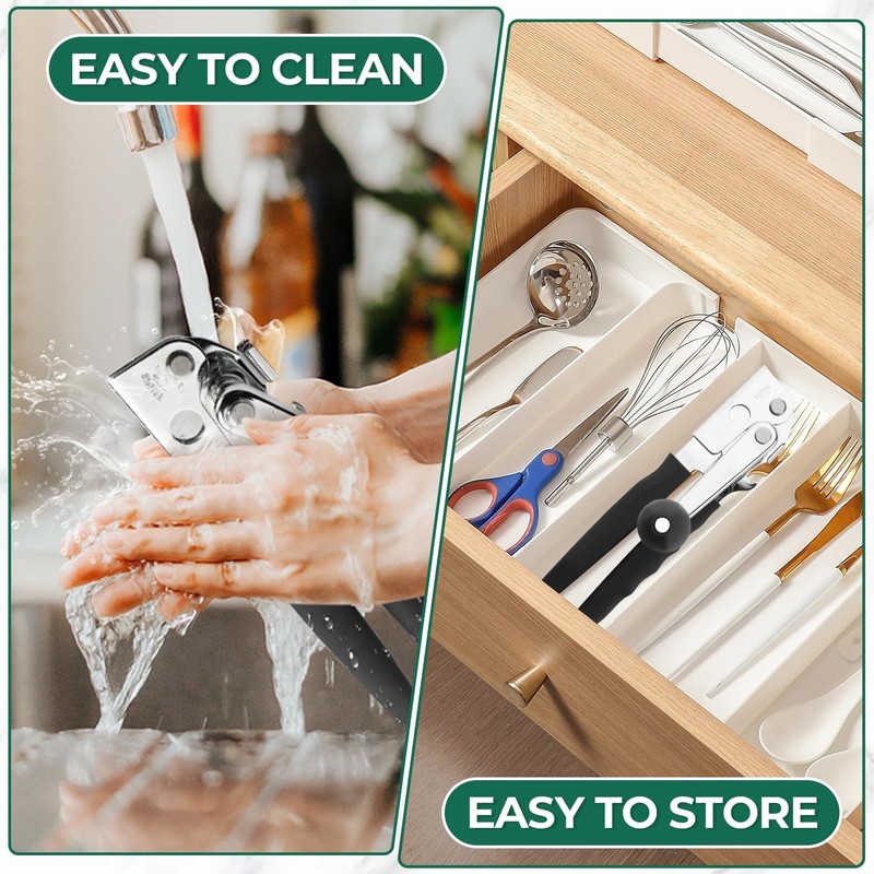 Commercial Can Opener Manual Heavy Duty Stainless Steel Handheld Smooth Edge ... gallery