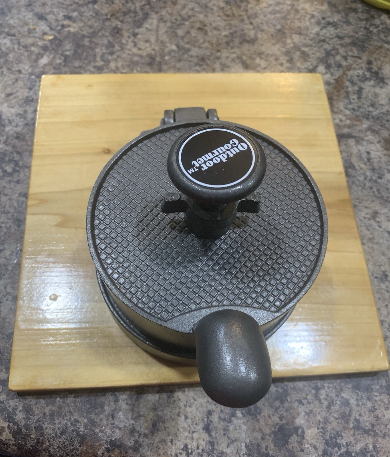 Single Hamburger Press Heavy Duty Cast Aluminum Patty Maker Adjustable Thickness gallery