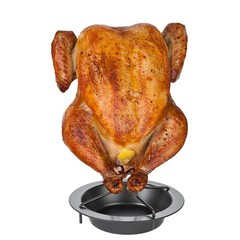 Trenton Gifts Vertical Chicken Roaster Rack, Poultry Roaster Cooker, Beer Chi…
