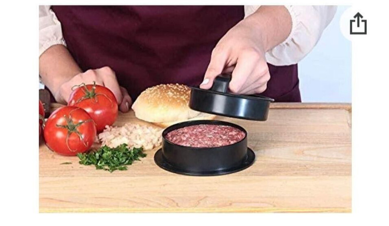 3-in-1 Non Stick Stuffed Burger Press with 60 Wax Papers, Cookery Mold Tool gallery