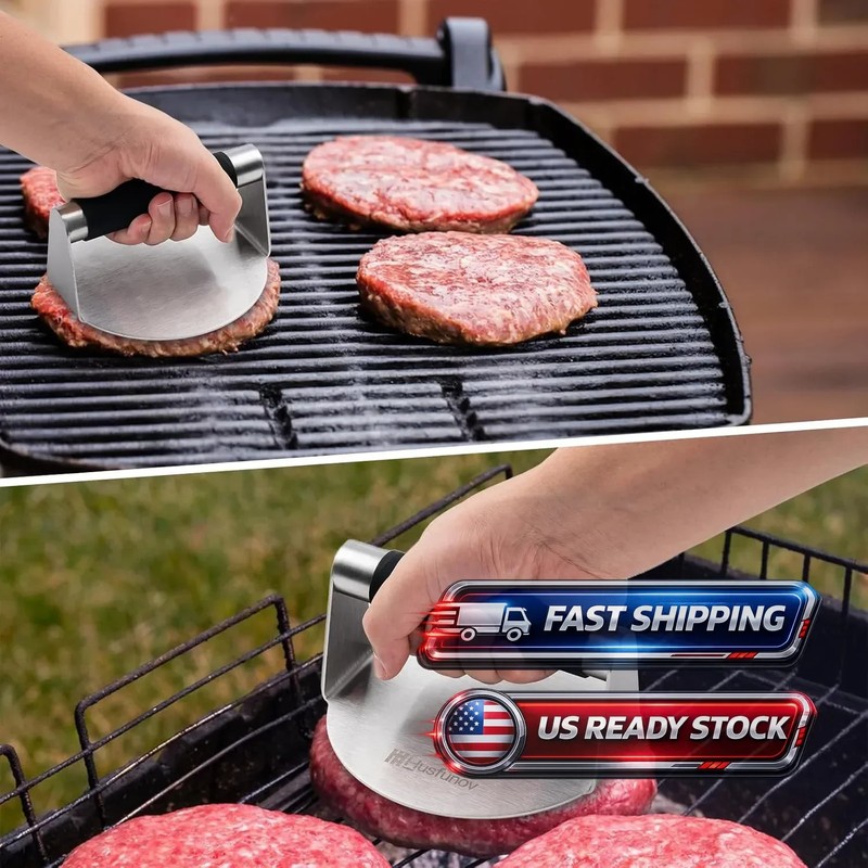 Kitchen Tools Heavy Duty Cast Iron Grill Press Burger Press Bacon Press Barbecue gallery
