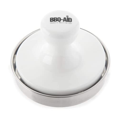 Porcelain Burger Press 5"- Round Burger Smasher for Grilling Evenly, Stuffed ... gallery