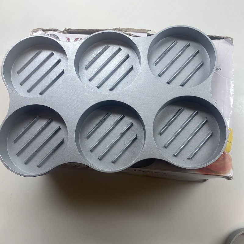 Norpro Mini Burger Press for 6 Sliders 20oz Non-Stick Aluminum gallery