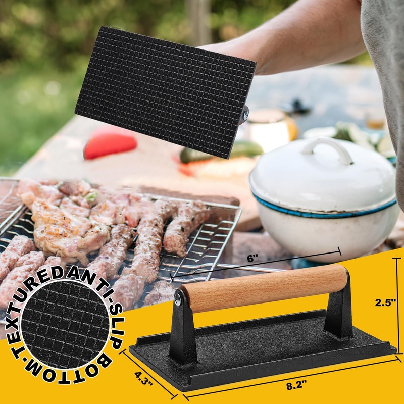 AIVIKI Burger Press, Smash Burger Press for Blackstone Griddle, Heavy Duty Ca... gallery