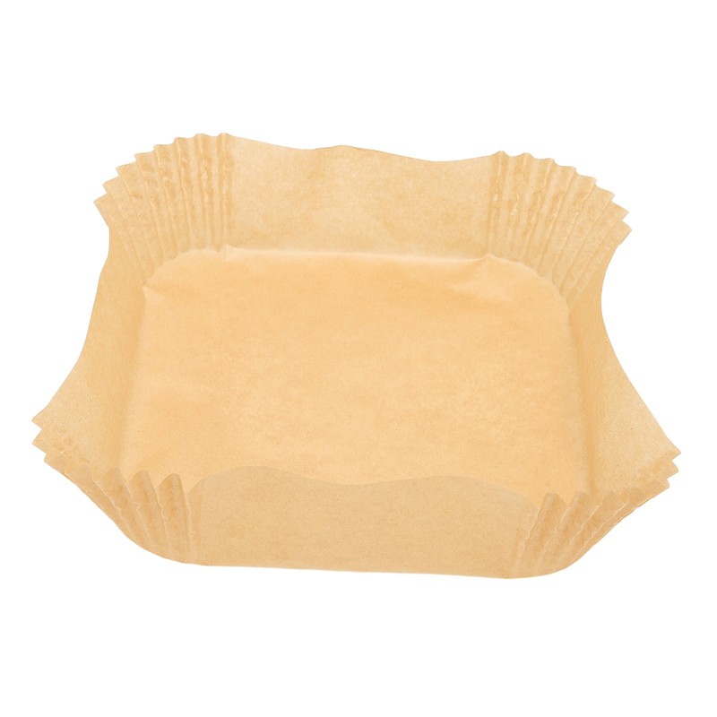 100Pcs Disposable Fryer Paper Non Stick Oil Proof Square Liners gallery