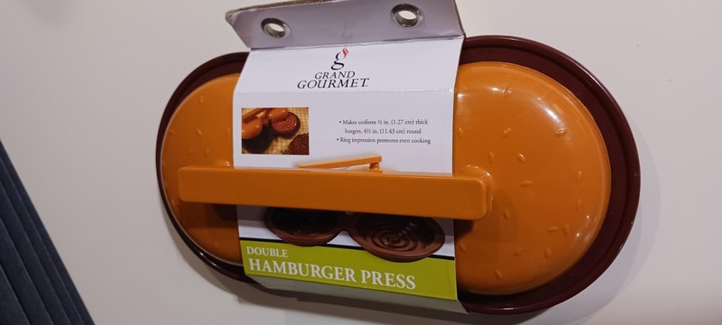 Double Burger Press BBQ Grill Hamburger Press gallery