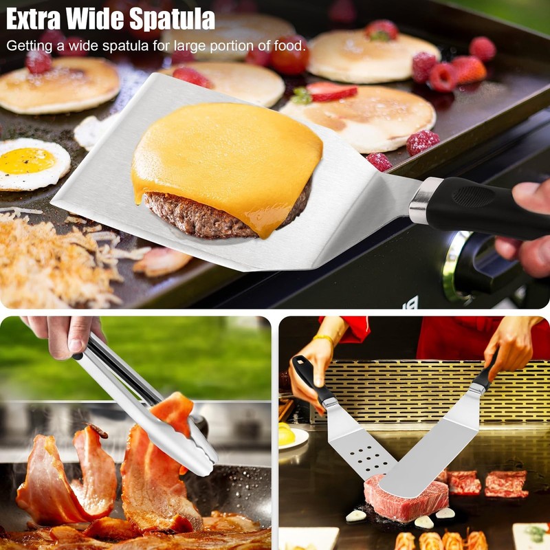 Grilliance 27pcs Griddle Accessories Kit for Blackstone, Professional Hibachi... gallery