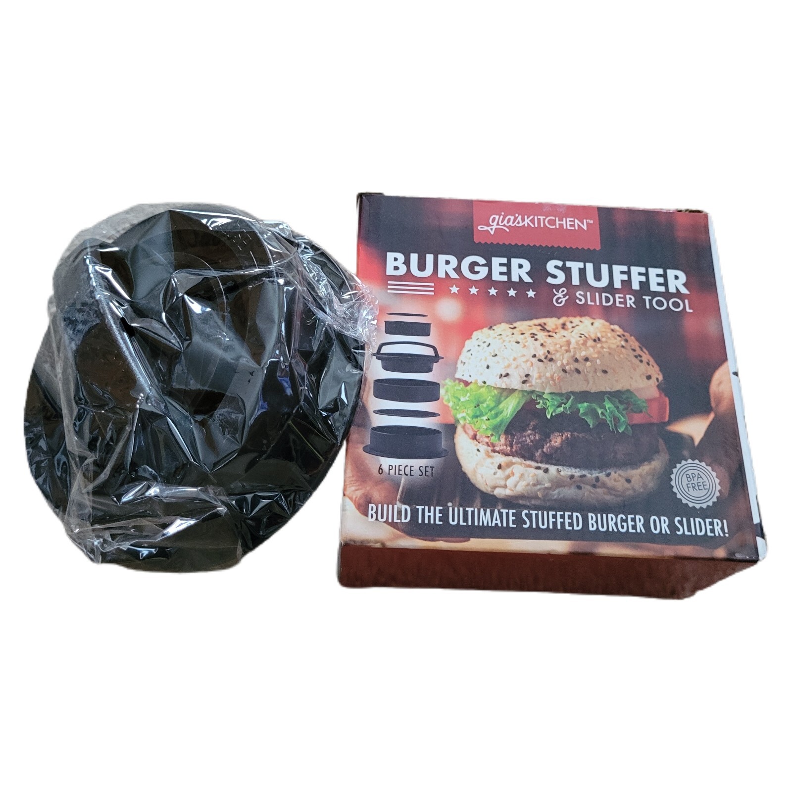Hamburger Press Gourmet Burger Maker Stuffer And Slider Tool NEW gallery