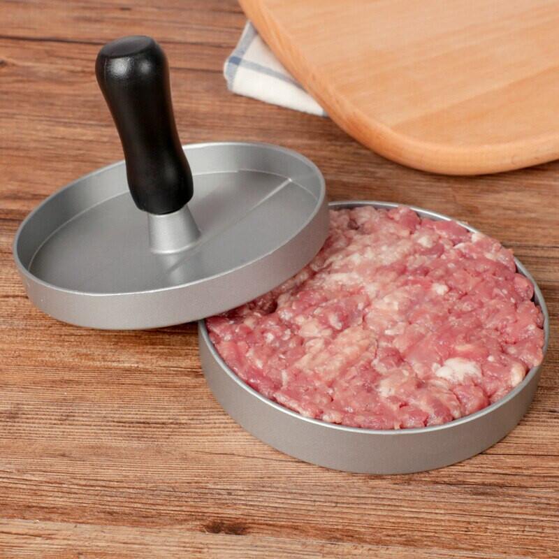Prensa De Carne De Hamburguesas Molde Redondo para Carne De Res Barbacoa Cocina gallery