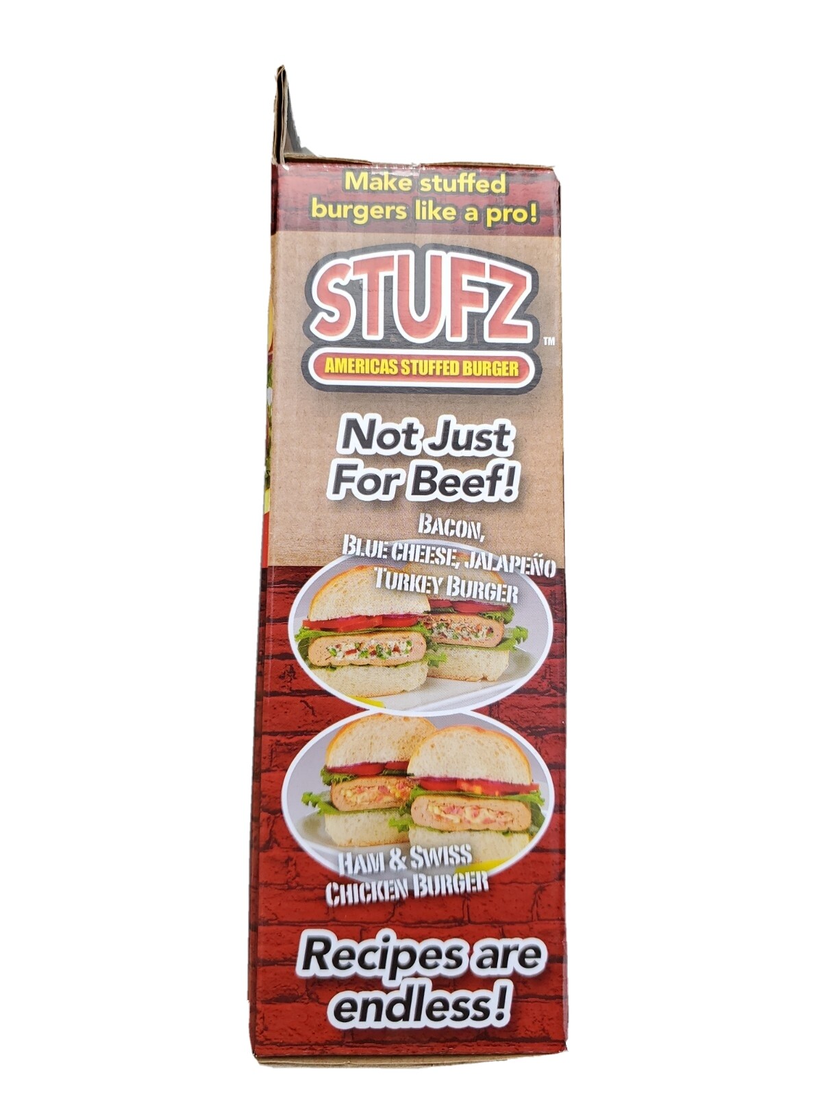 Stufz Stuffed Burger Press - Hamburger Patty Maker - As Seen On TV gallery
