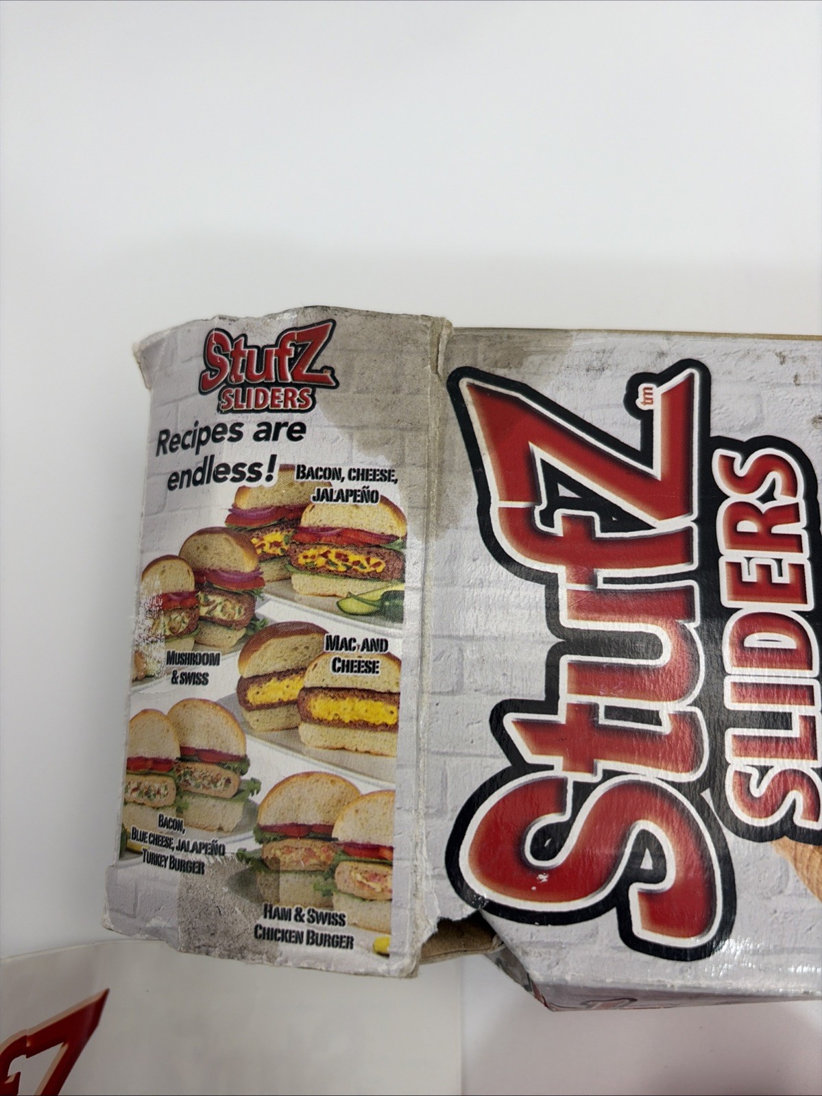 Stufz Sliders Burgers Press Sealed Sliders Patty Maker 3 At Once As Seen On TV gallery