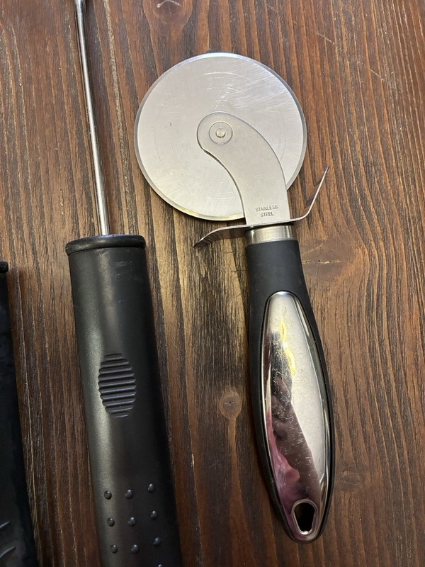 BBQ Grilling Spatula And 2 Forks, Burger Patty Shaper Press, And Pizza Cutter gallery