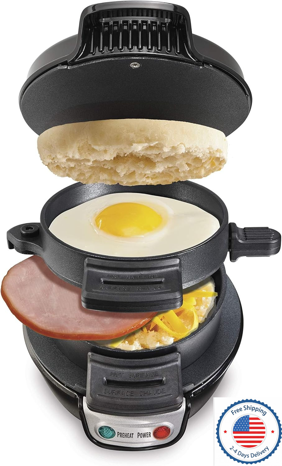 Professional Burger Maker Press Machine – Perfect Patty Maker for Home & Kitchen gallery
