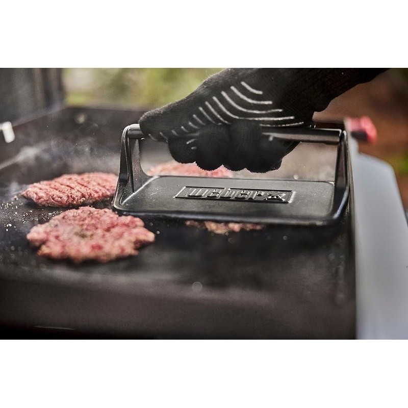 Heavy Duty Cast Iron Griddle Press Non-Stick Burger Bacon Smasher Tool New gallery