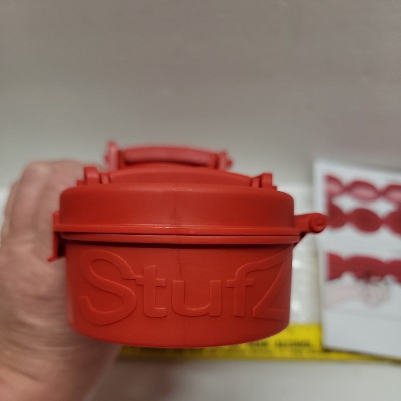 Stufz Stuffed Burgers Press Sealed Sliders Patty Maker 3 At Once As Seen On TV gallery