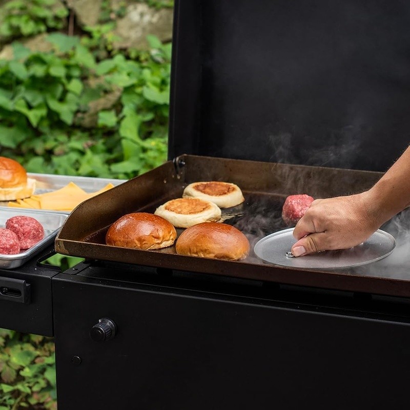 Smash Burger Press Heavy Duty Tool Searing Meats & Toasting Sandwiches New gallery