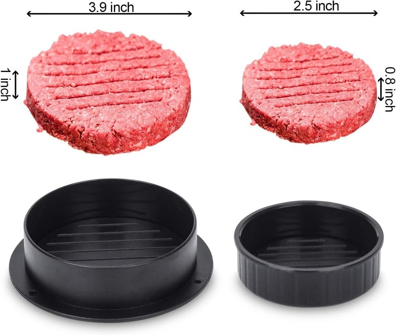 Multi-Functional Hamburger Patty Maker - Create Stuffed Burgers & Sliders Easily gallery