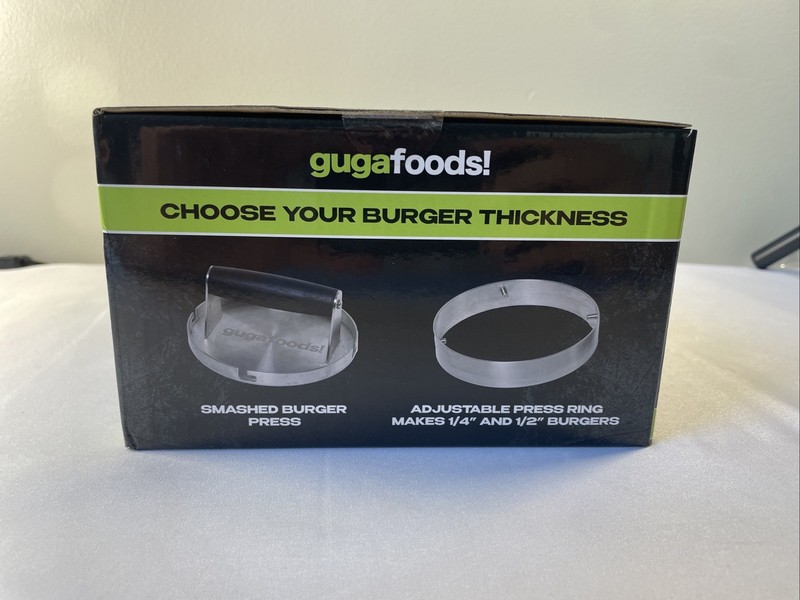 Guga Foods! Adjustable Burger Press Make The Perfect Smash Burger gallery