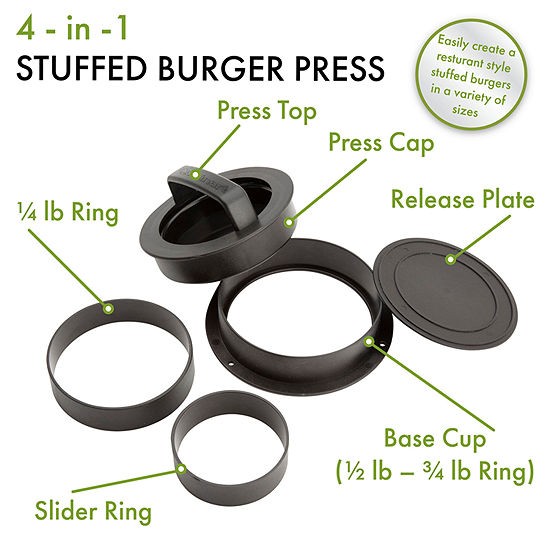 Cuisinart CSBP-200A Stuffed, 4-In-1 Burger Press gallery
