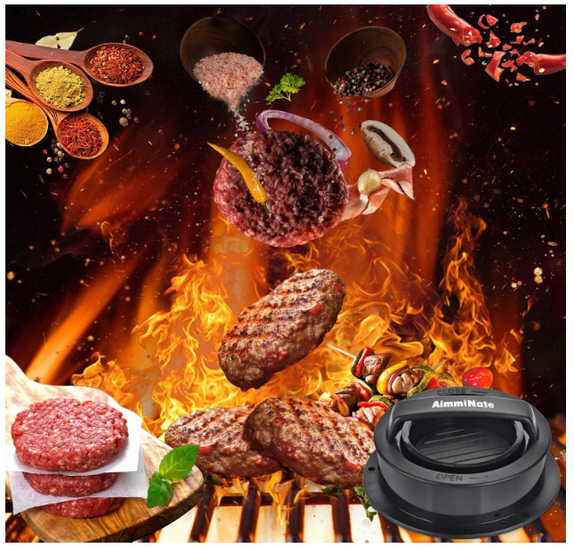 Hamburger Press 3 in 1 – Patty Maker for Stuffed Burgers, Sliders & More gallery