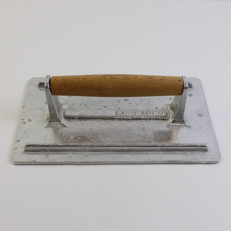 Aluminum Steak Press with Wooden Handle gallery