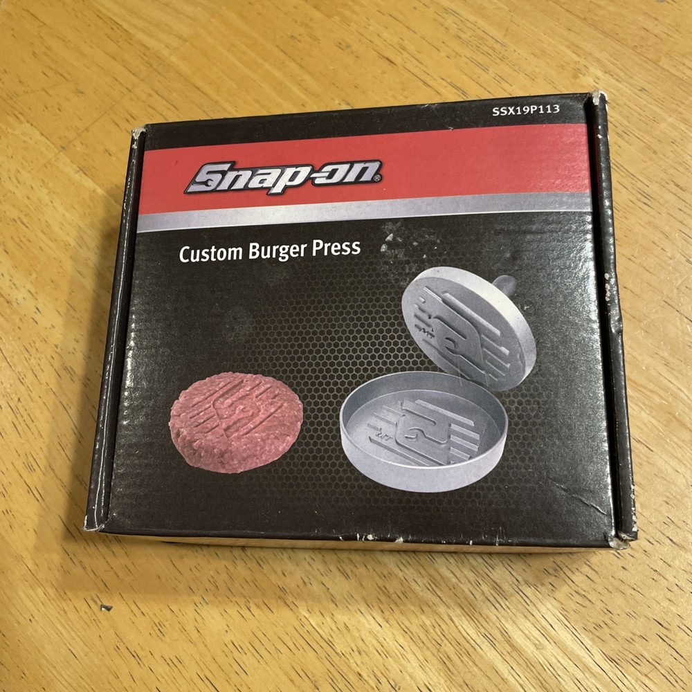 Snap-on Custom Burger Press Grilling Cooking Collectible SSX19P113 - New in Box
