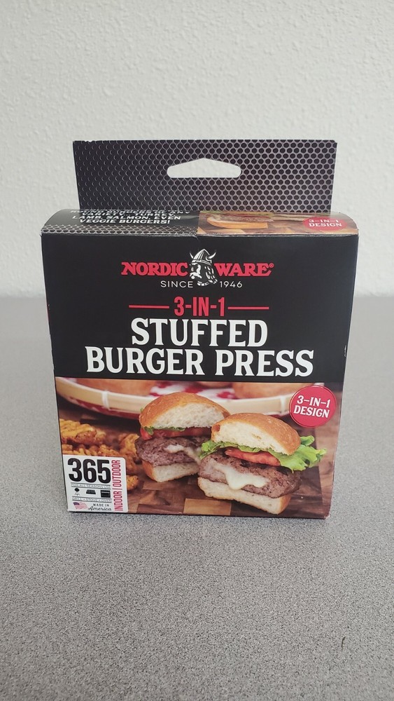 Nordic Ware 3 in 1 Stuffed Burger Press