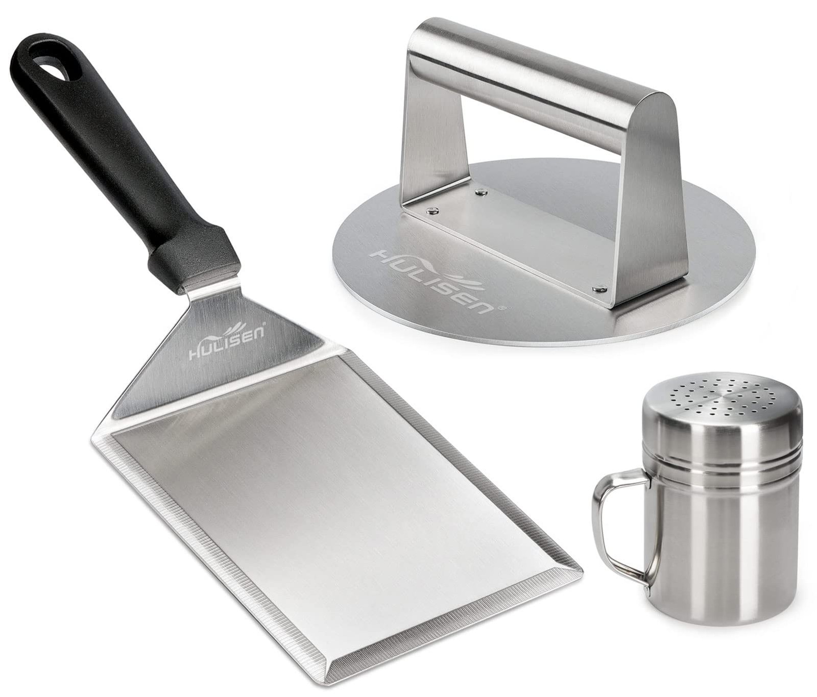 Stainless Steel Griddle Accessories Kit Including Burger Press Spatula And Spice gallery