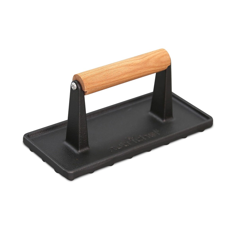 NutriChef Cast Iron Weight Grill Press – Heavy-Duty Griddle Pre... FAST US