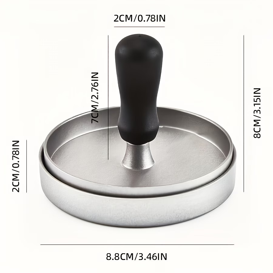 1Pc Non-Stick Coating Burger Press, Ergonomic Textured Handle, Even Patty Shapin gallery
