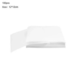 100 Pcs Non Stick Wax Discs 12cm Hamburger Burger Patty Wax Papers