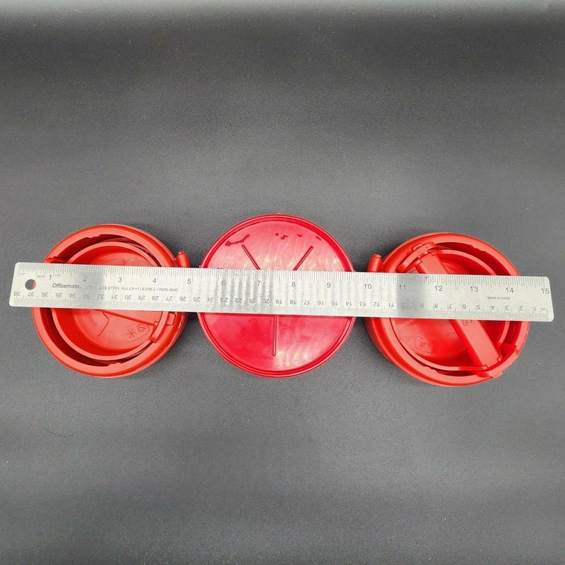 StufZ and Stuff a Burger Press Red Lot of 3 Stuffed Patty Maker BBQ Kitchen Tool gallery