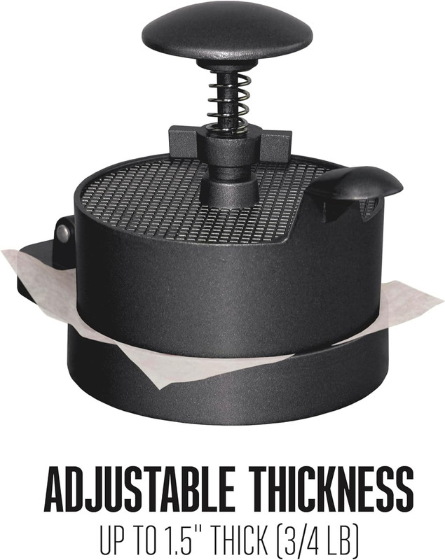 Burger Press, Makes 4 1/2" Diameter Patties for Hamburger, Crab Cakes, Sausage, gallery