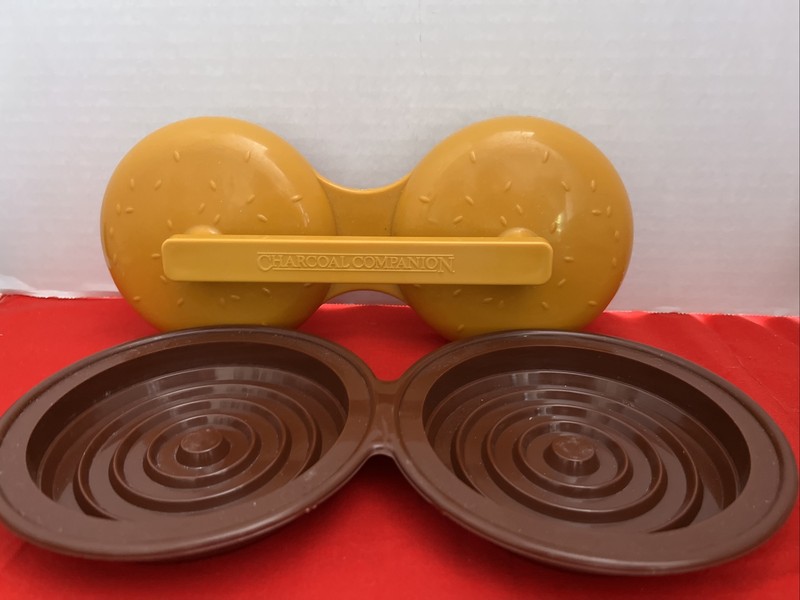 2005 Charcoal Companion Double Hamburger Press Mold gallery