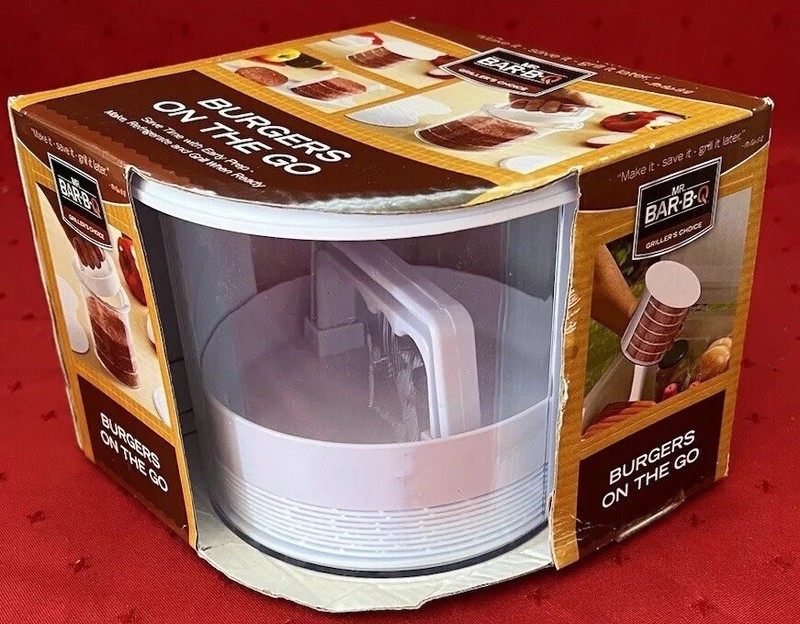 Mr. BBQ Burgers on the Go Patty Maker 12 Piece NonStick 8-Layer Plastic Disc New gallery