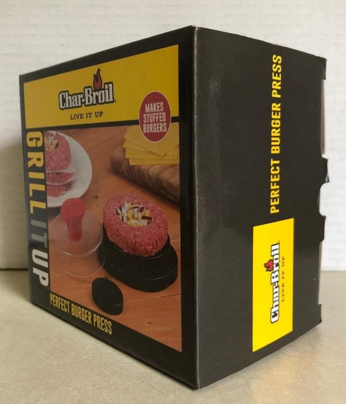 Char-Broil Perfect Burger Press Makes Regular or Stuffed Burger Patties w/ Ease gallery