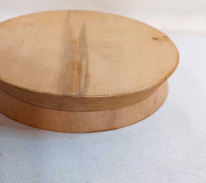 Wooden Hamburger Press Vintage Fighting Cocks Roosters Kitchy Cabincore gallery
