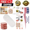 4.5-Inch Food Grade Parchment Rounds - 200 Nonstick Sheets for Burgers & Baking gallery